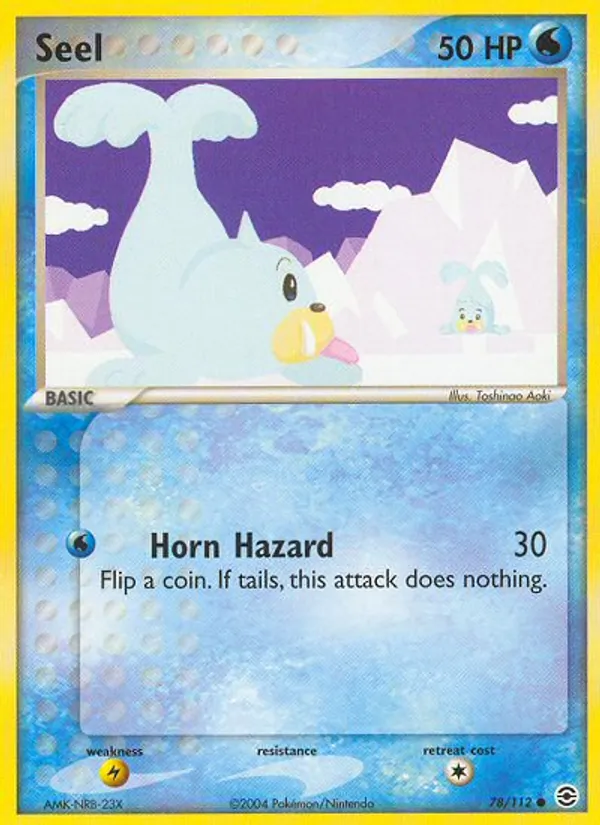 Seel - FireRed & LeafGreen Pokemon Card