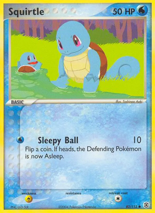 Squirtle - FireRed & LeafGreen Pokemon Card