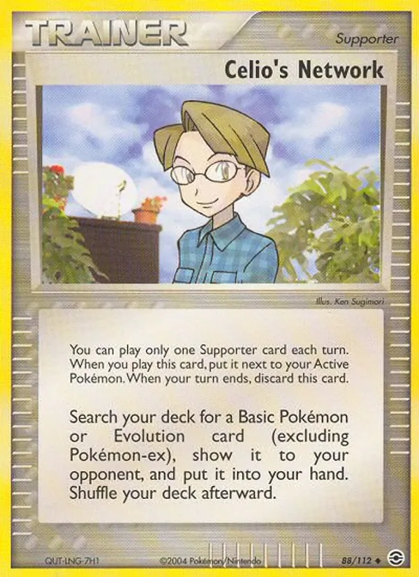 Celio's Network - FireRed & LeafGreen Pokemon Card