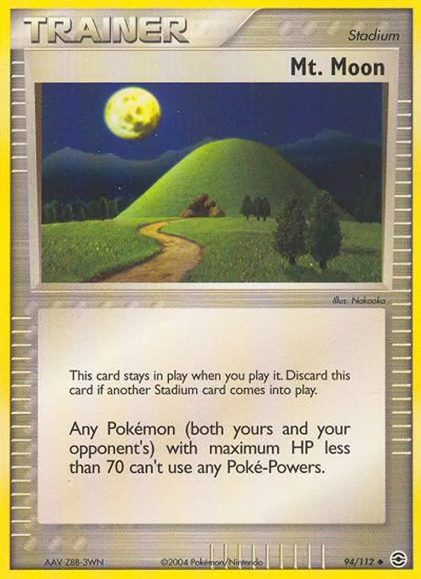 Mt. Moon - FireRed & LeafGreen Pokemon Card