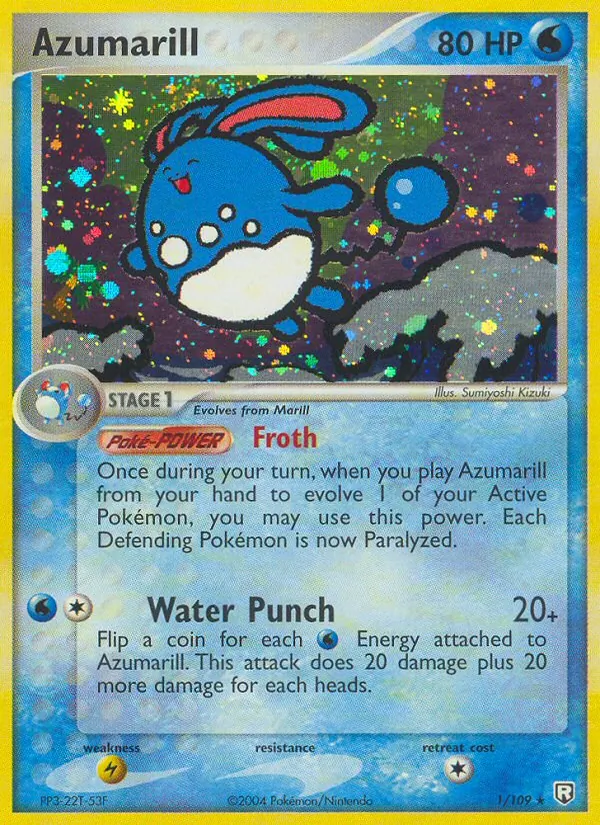 Azumarill - Team Rocket Returns Pokemon Card
