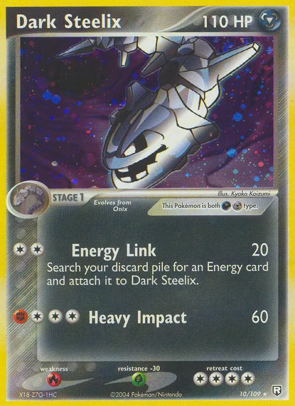 Dark Steelix - Team Rocket Returns Pokemon Card