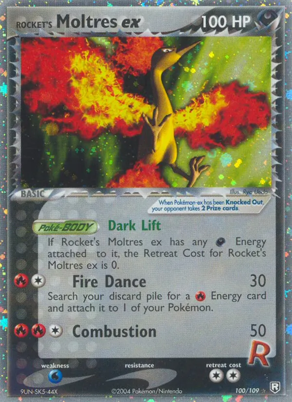 Rocket's Moltres ex - Team Rocket Returns Pokemon Card