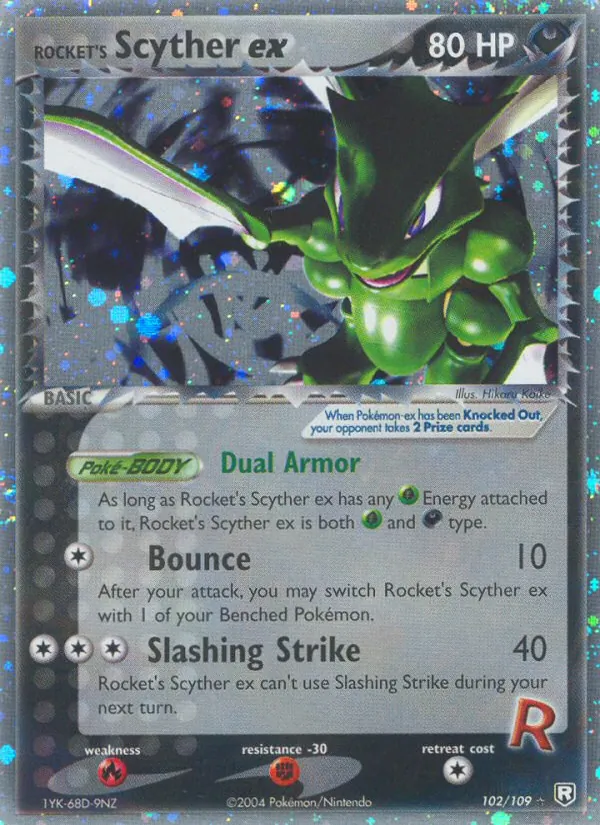 Rocket's Scyther ex - Team Rocket Returns Pokemon Card