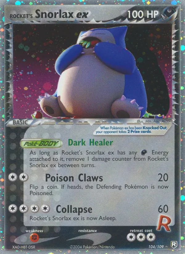 Rocket's Snorlax ex - Team Rocket Returns Pokemon Card