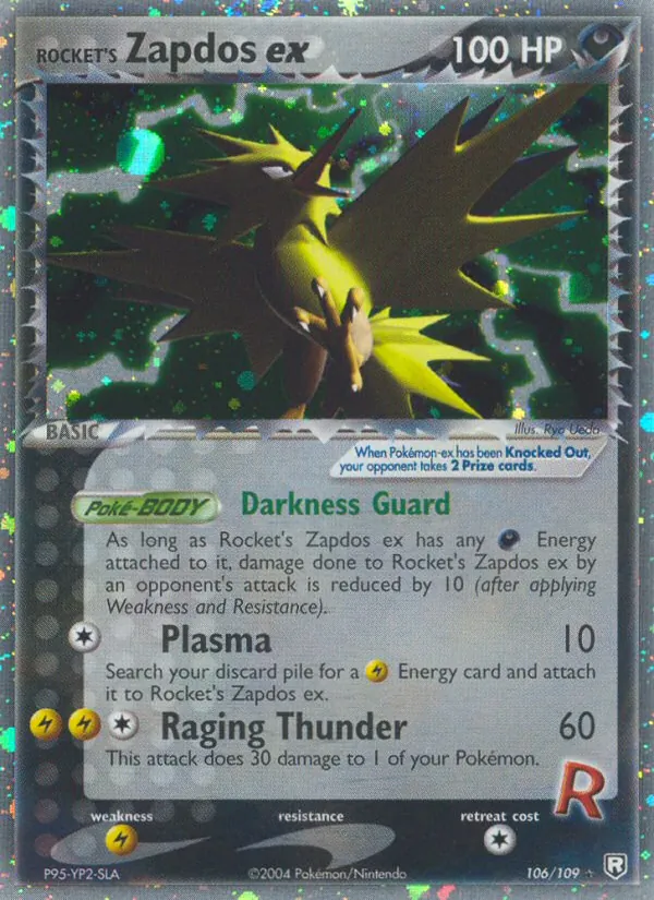 Rocket's Zapdos ex - Team Rocket Returns Pokemon Card