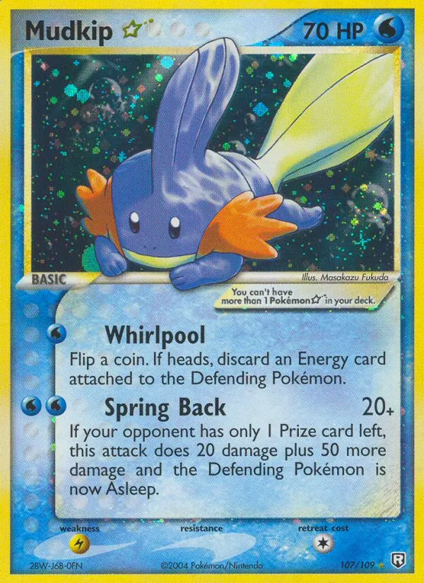 Mudkip Star - Team Rocket Returns Pokemon Card