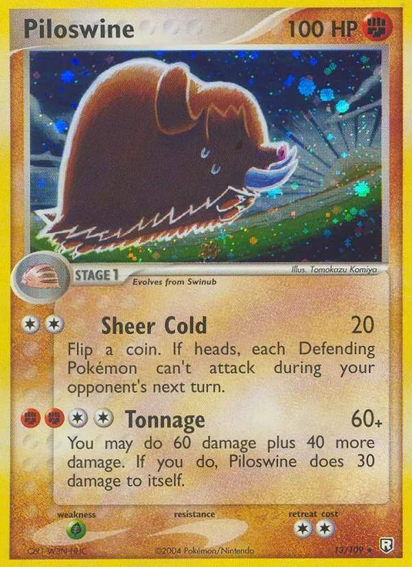Piloswine - Team Rocket Returns Pokemon Card