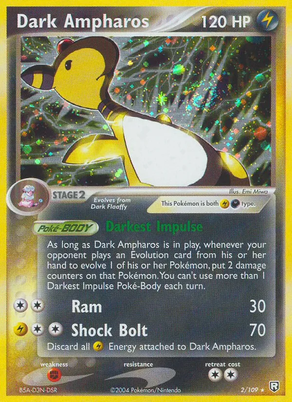 Dark Ampharos - Team Rocket Returns Pokemon Card
