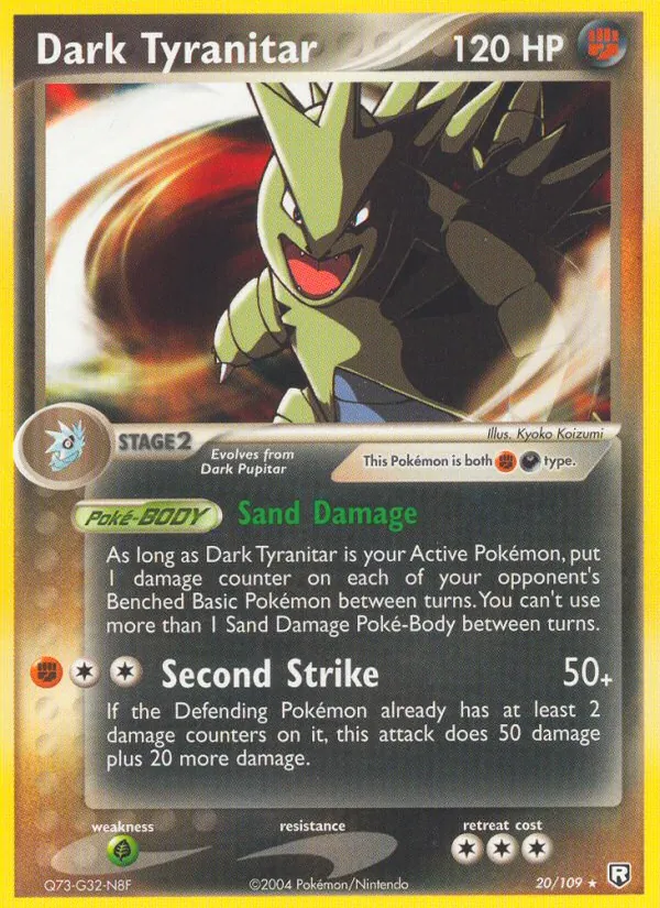 Dark Tyranitar - Team Rocket Returns Pokemon Card