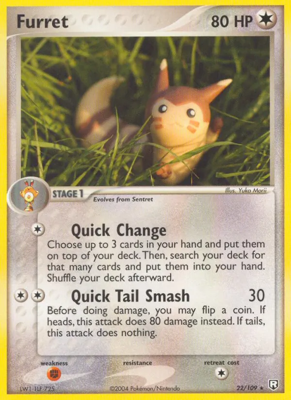 Furret - Team Rocket Returns Pokemon Card