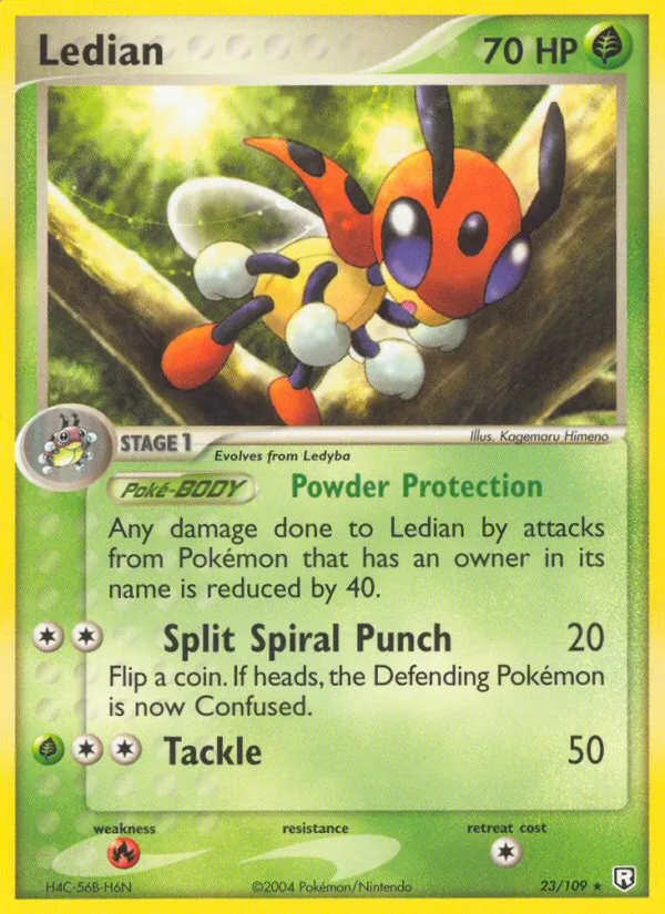 Ledian - Team Rocket Returns Pokemon Card
