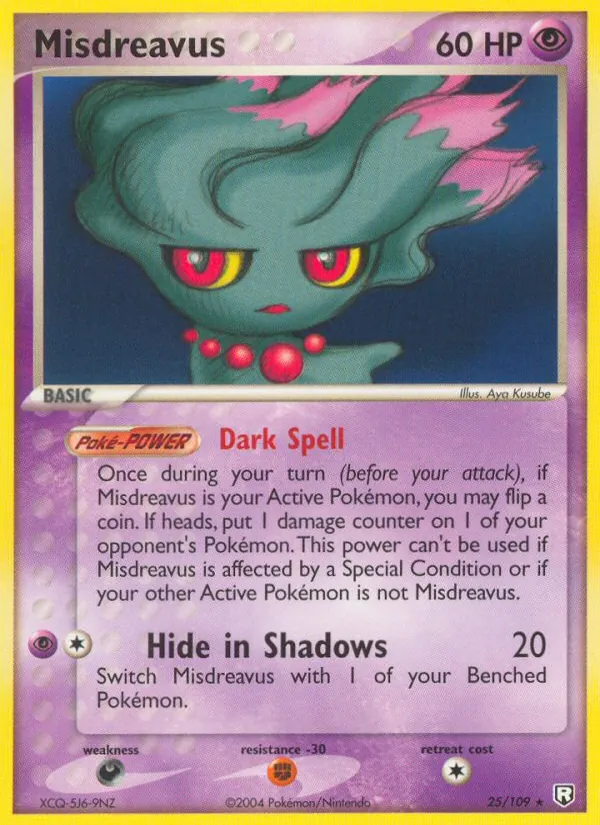Misdreavus - Team Rocket Returns Pokemon Card