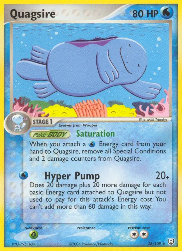 Quagsire - Team Rocket Returns Pokemon Card