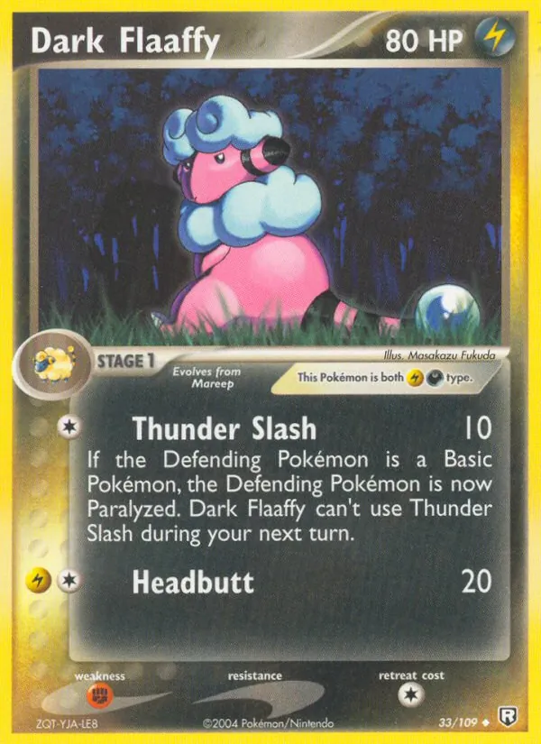 Dark Flaaffy - Team Rocket Returns Pokemon Card