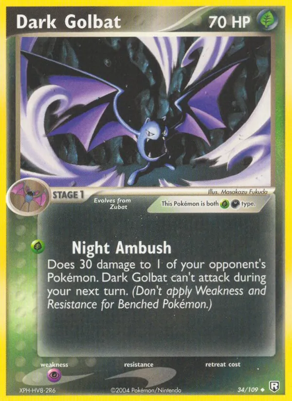 Dark Golbat - Team Rocket Returns Pokemon Card