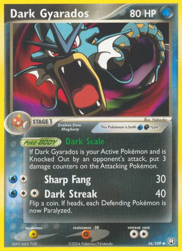 Dark Gyarados - Team Rocket Returns Pokemon Card