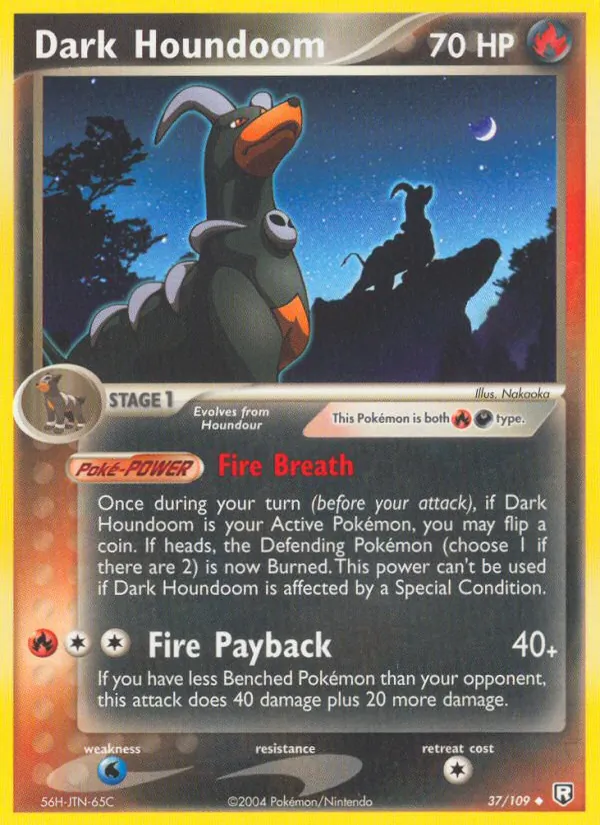 Dark Houndoom - Team Rocket Returns Pokemon Card