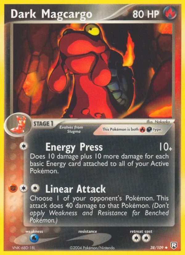 Dark Magcargo - Team Rocket Returns Pokemon Card