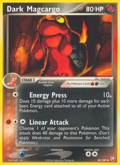 Dark Magcargo - Team Rocket Returns