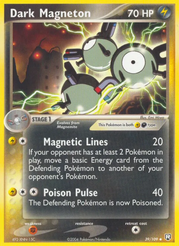 Dark Magneton - Team Rocket Returns Pokemon Card