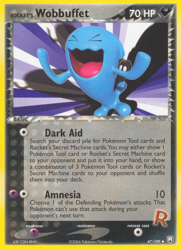 Rocket's Wobbuffet - Team Rocket Returns Pokemon Card