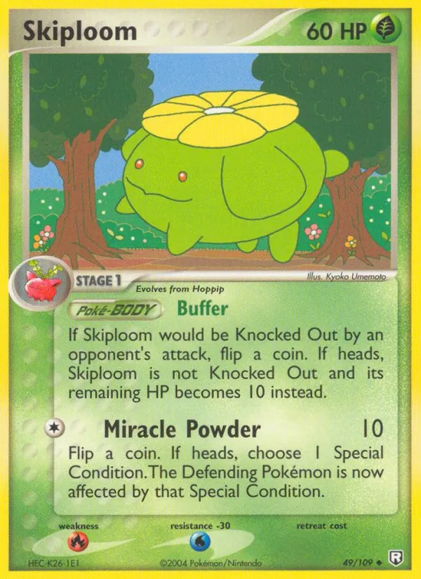 Skiploom - Team Rocket Returns Pokemon Card