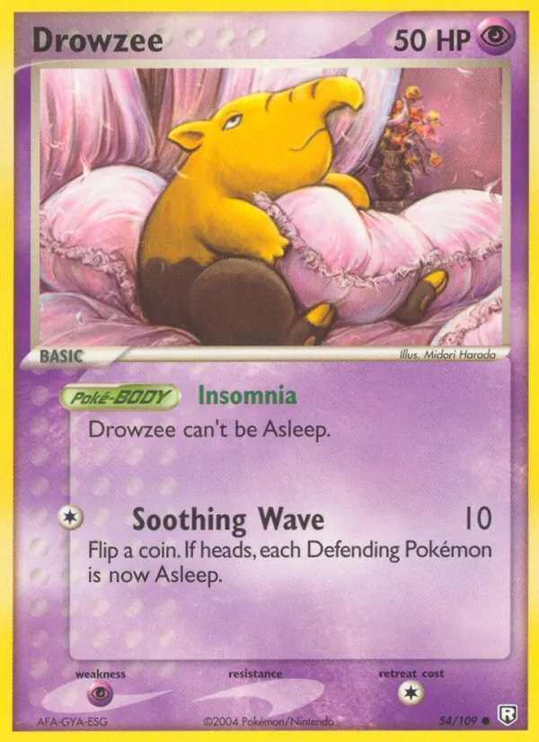 Drowzee - Team Rocket Returns Pokemon Card