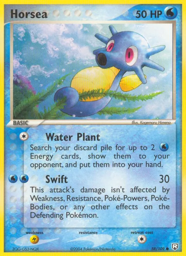 Horsea - Team Rocket Returns Pokemon Card