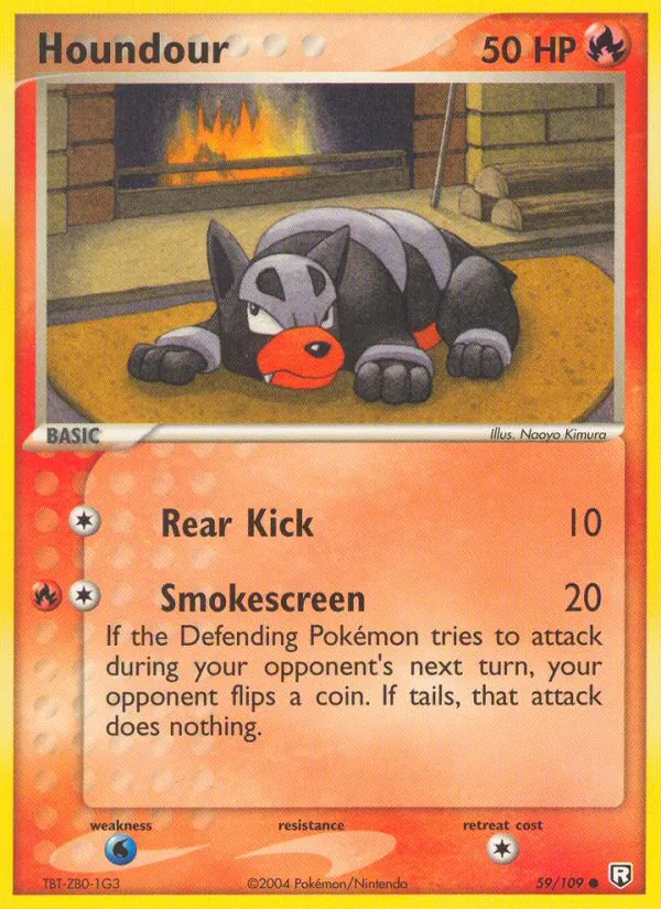 Houndour - Team Rocket Returns Pokemon Card