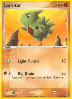 Larvitar - Team Rocket Returns