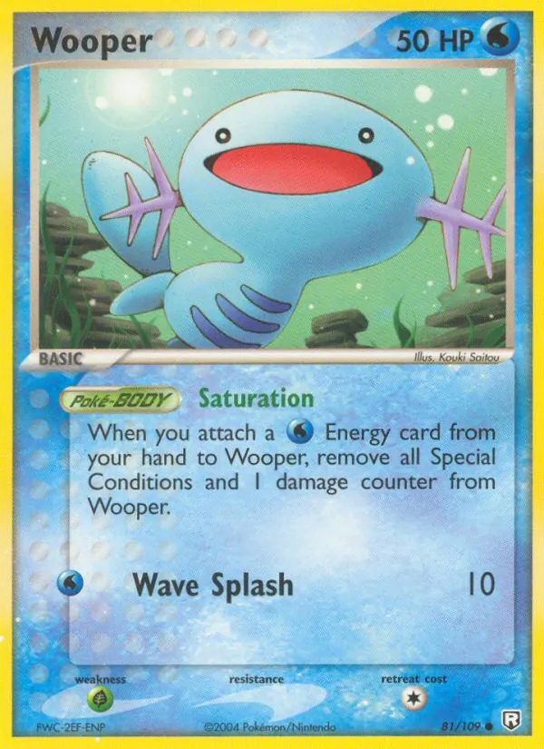Wooper - Team Rocket Returns Pokemon Card