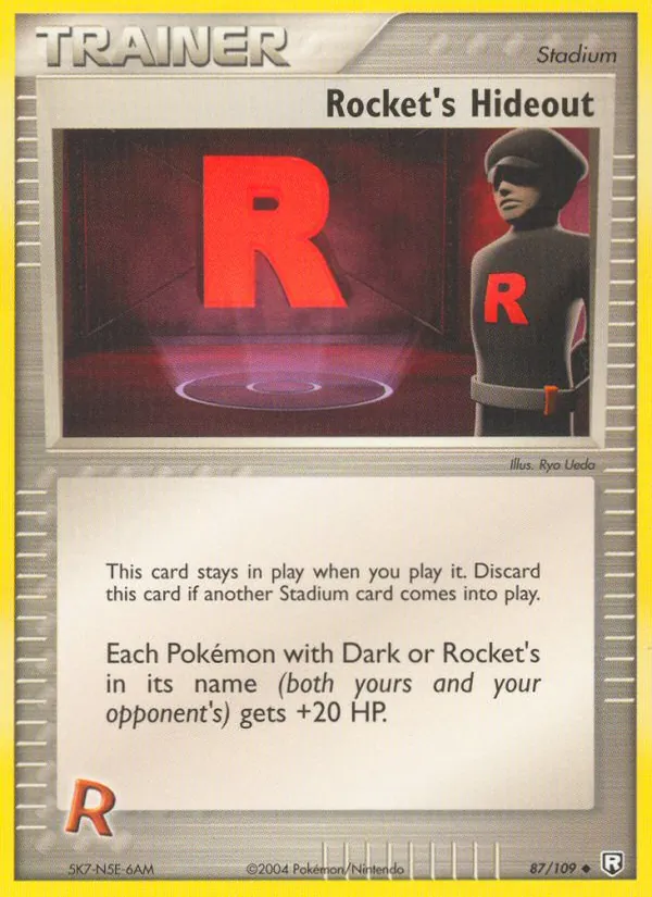 Rocket's Hideout - Team Rocket Returns Pokemon Card