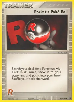 Rocket's Poké Ball - Team Rocket Returns