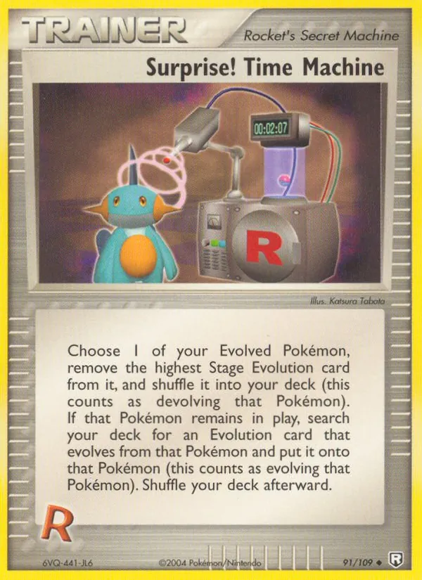 Surprise! Time Machine - Team Rocket Returns Pokemon Card