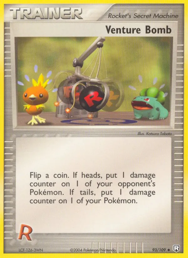 Venture Bomb - Team Rocket Returns Pokemon Card