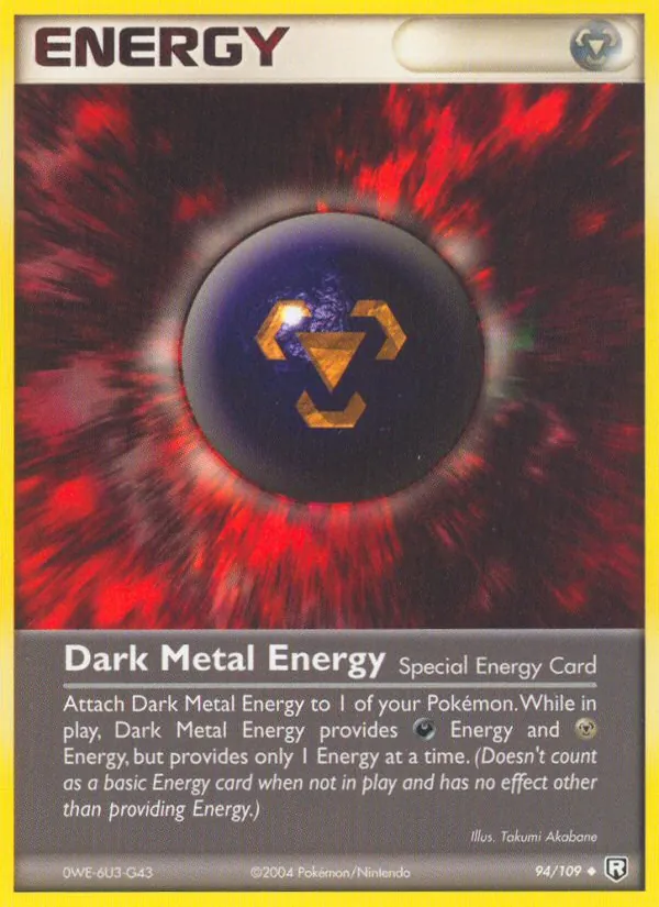 Dark Metal Energy - Team Rocket Returns Pokemon Card
