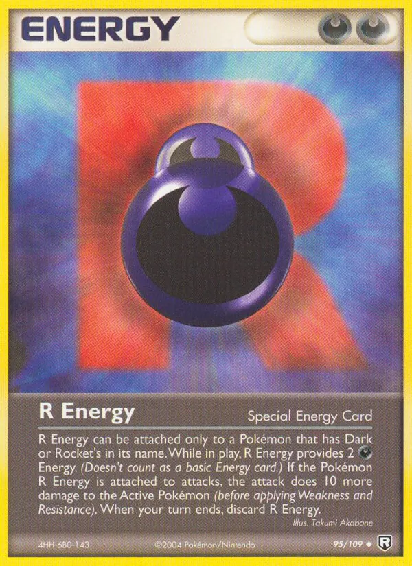 R Energy - Team Rocket Returns Pokemon Card