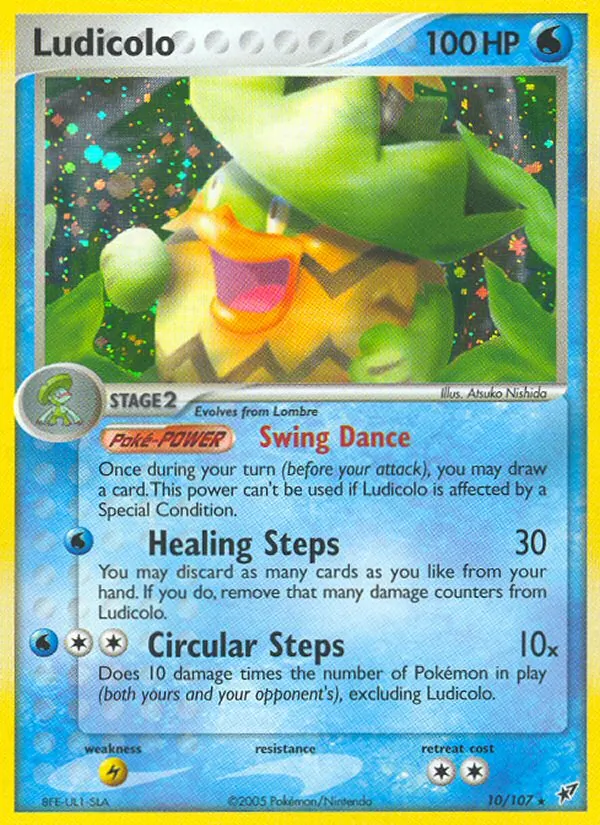 Ludicolo - Deoxys Pokemon Card