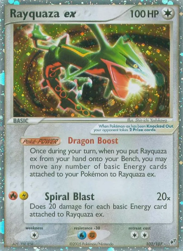 Rayquaza ex - Deoxys Pokemon Card