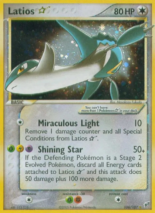 Latios Star - Deoxys Pokemon Card