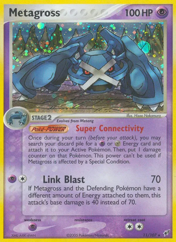 Metagross - Deoxys Pokemon Card