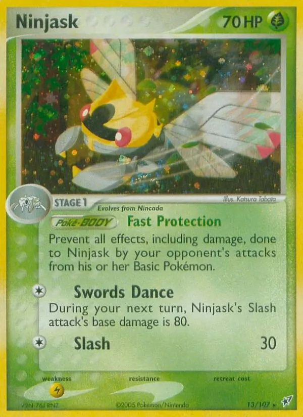 Ninjask - Deoxys Pokemon Card
