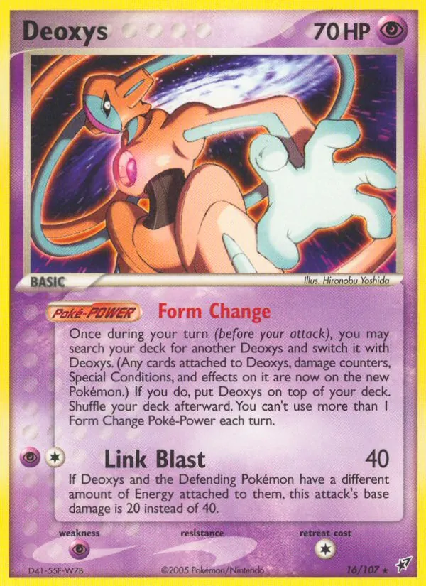 Deoxys - Deoxys Pokemon Card