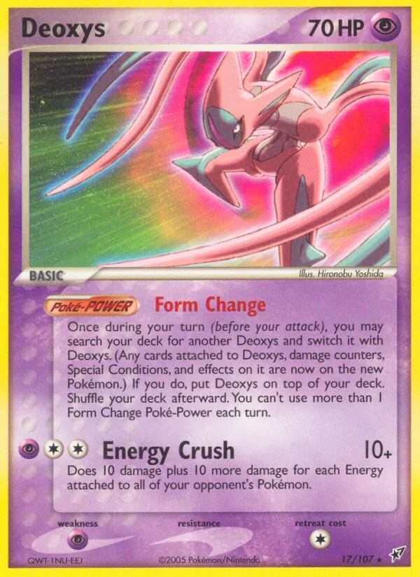 Deoxys - Deoxys Pokemon Card