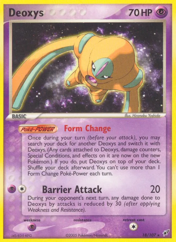 Deoxys - Deoxys Pokemon Card