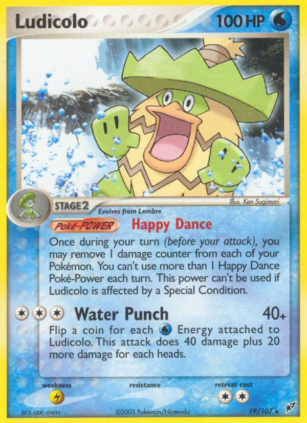 Ludicolo - Deoxys Pokemon Card