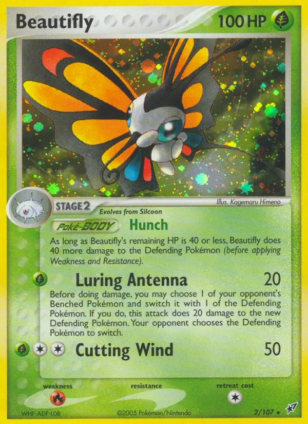 Beautifly - Deoxys Pokemon Card