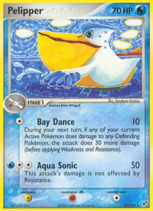 Pelipper - Deoxys Pokemon Card