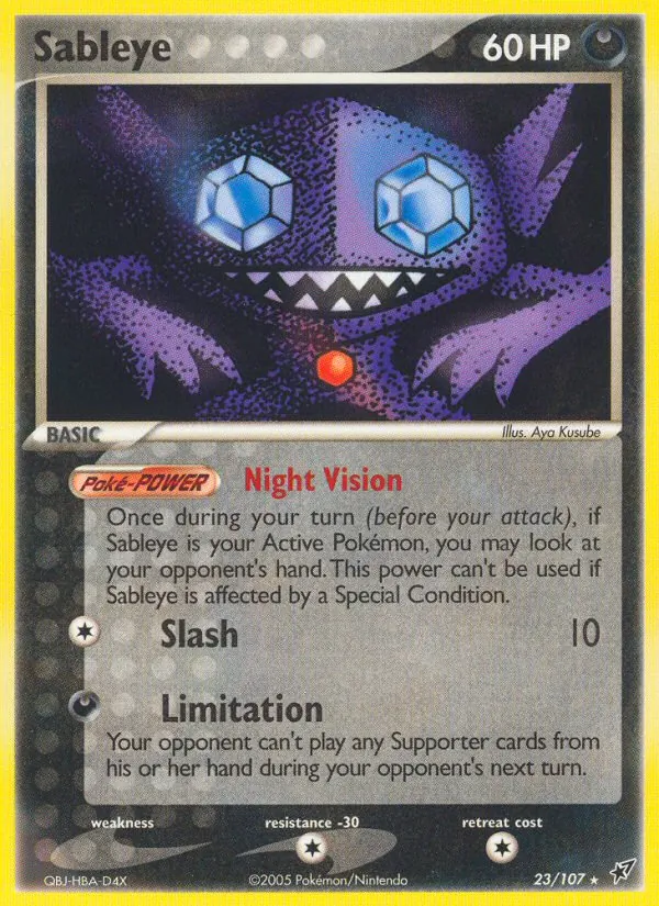Sableye - Deoxys Pokemon Card